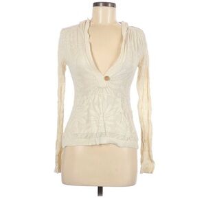 Anthropologie Moth Knit Sweater Hoodie